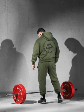 MANTO bluza z kapturem LABEL 25 OVERSIZE khaki