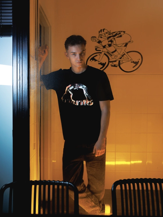 MANTO t-shirt METAL czarny