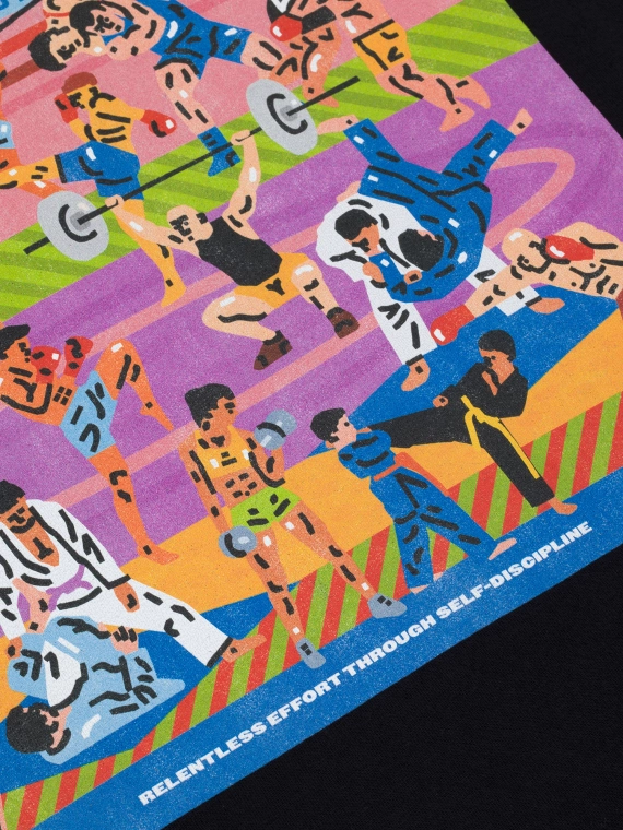 MANTO t-shirt GYM 3.0 czarny