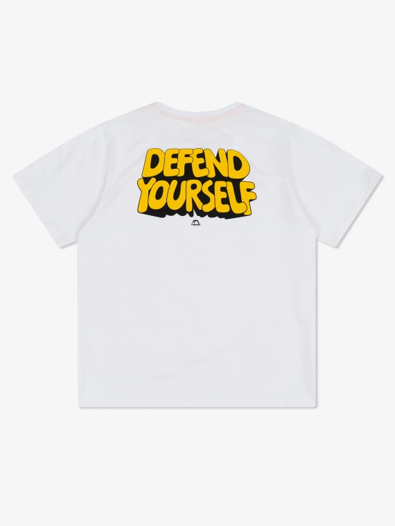 MANTO t-shirt THICKO OVERSIZE biały