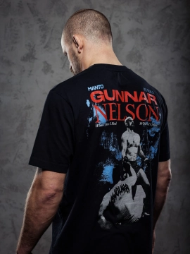 MANTO  t-shirt GUNNAR czarny