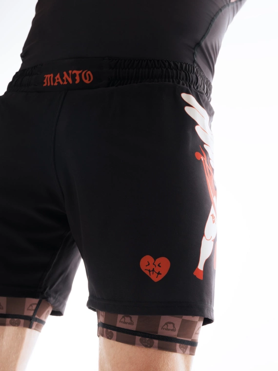 MANTO spodenki TUFF LUV czarne