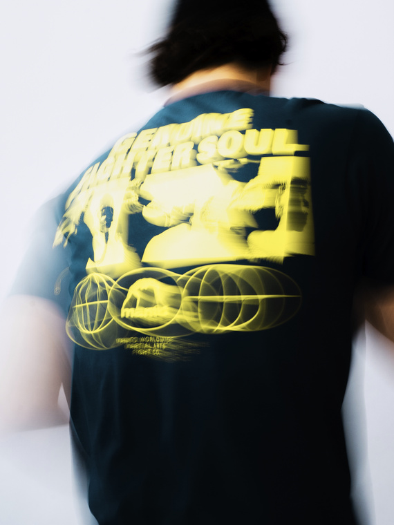 MANTO t-shirt FIGHTER SOUL granatowy