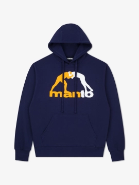 MANTO bluza z kapturem LOGO 25 granatowa
