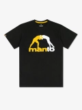 MANTO t-shirt LOGO czarny onyks