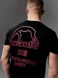 MANTO t-shirt SOCIETY 25 czarny onyks