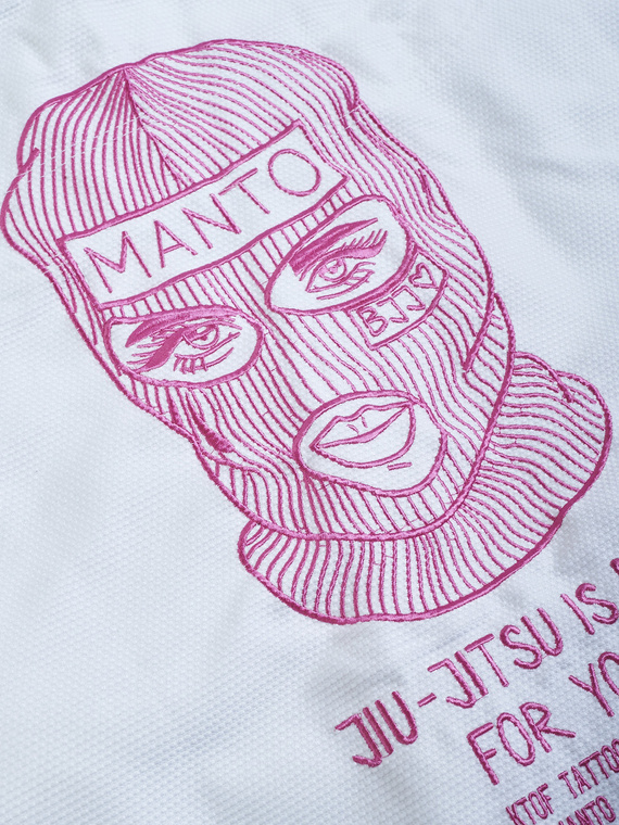 MANTO x KTOF "BALACLAVA"  BJJ Gi białe