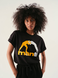 MANTO t-shirt LOGO czarny
