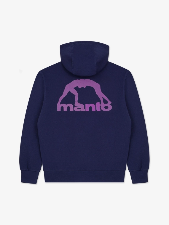 MANTO bluza z kapturem PEACEFUL VIOLENCE granatowa