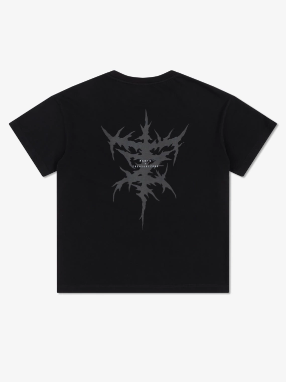 MANTO t-shirt TREASURE ZONE OVERSIZE czarny