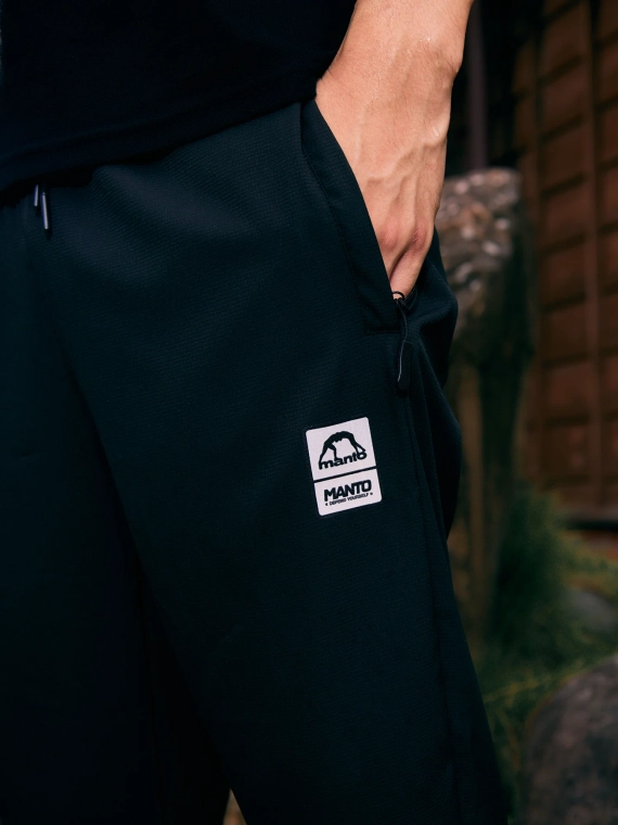 MANTO spodnie joggery PULSE czarne