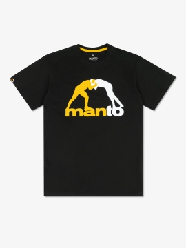 MANTO t-shirt LOGO czarny onyks