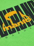 MANTO t-shirt WALL neon zielony