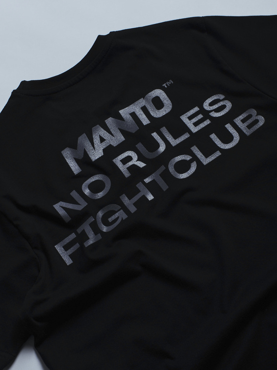 MANTO t-shirt FIGHTCLUB czarny