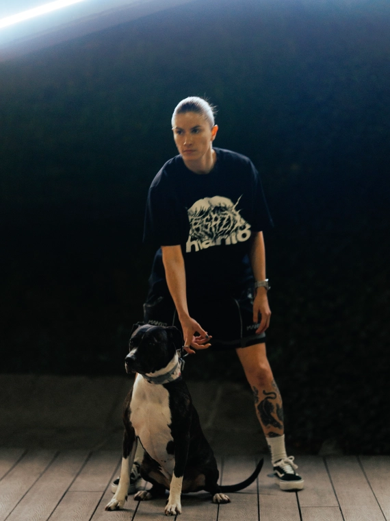 MANTO t-shirt TREASURE ZONE OVERSIZE czarny