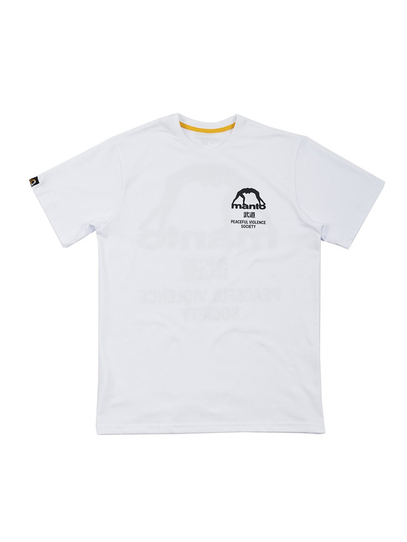 MANTO t-shirt SOCIETY biały