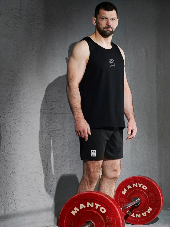 MANTO tank top PULSE czarny