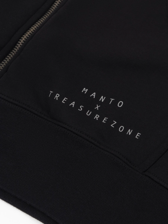 MANTO bluza z kapturem TREASURE ZONE czarna