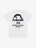 MANTO t-shirt SOCIETY biały