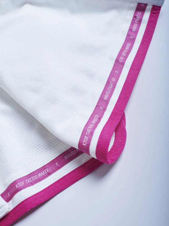 MANTO x KTOF "BALACLAVA" BJJ Gi białe