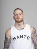 MANTO tank top ENDURANCE biały