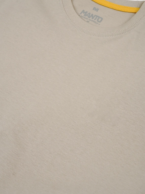 MANTO t-shirt SUPPLY beżowy