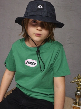 MANTO t-shirt dziecięcy DOGS zielony