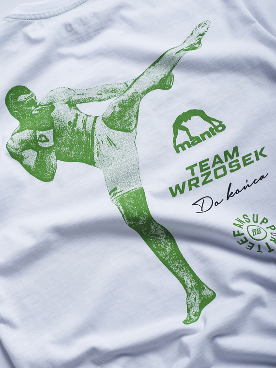 MANTO t-shirt TEAM WRZOSEK 23 biały