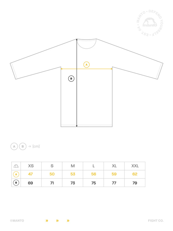 MANTO longsleeve FIGHT COMPANY czarny