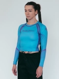 MANTO rashguard PEACEFUL VIOLENCE niebieski