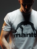 MANTO t-shirt VIBE 25 biało-szary