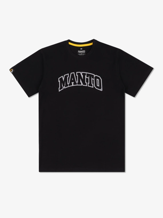 MANTO t-shirt VARSITY 25 czarny onyks