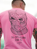 MANTO x KTOF t-shirt BALACLAVA różowy