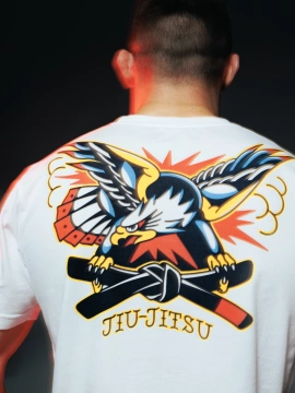 MANTO x Panku t-shirt EAGLE biały