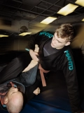 MANTO "X5" BJJ Gi czarno - turkusowe