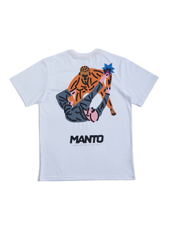 MANTO t-shirt BJJ GYM 2.0 biały