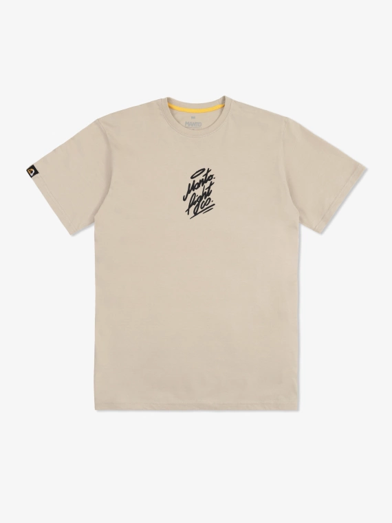 MANTO t-shirt DEALER beżowy