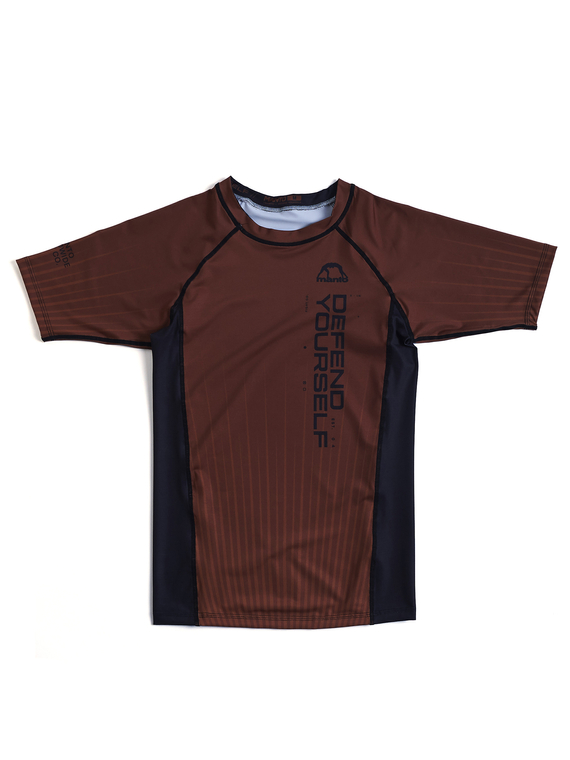 MANTO rashguard RANKED brązowy