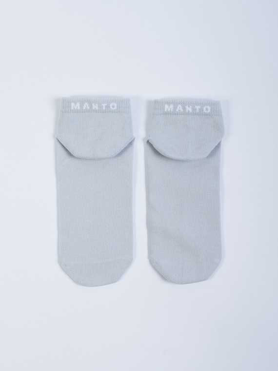MANTO skarpety krótkie LOGO szare