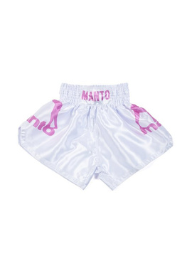 MANTO spodenki MUAY THAI DUAL białe