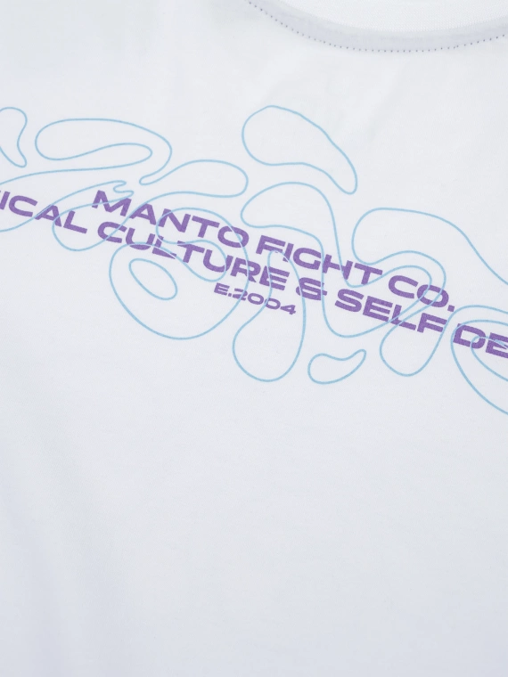 MANTO t-shirt LAVA  biały