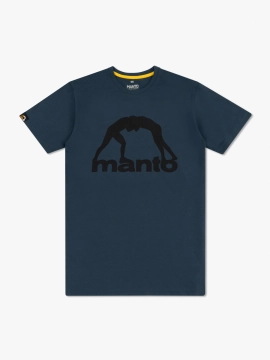 MANTO t-shirt VIBE 25 granatowo-czarny