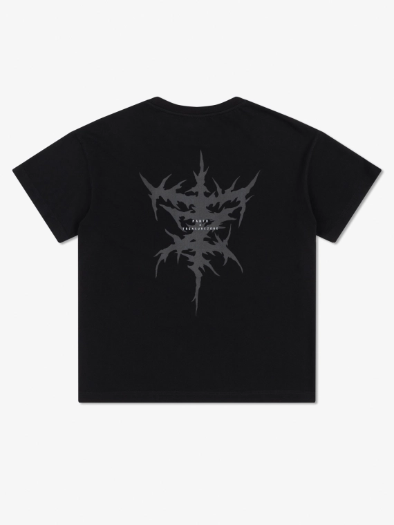 MANTO t-shirt TREASURE ZONE OVERSIZE czarny