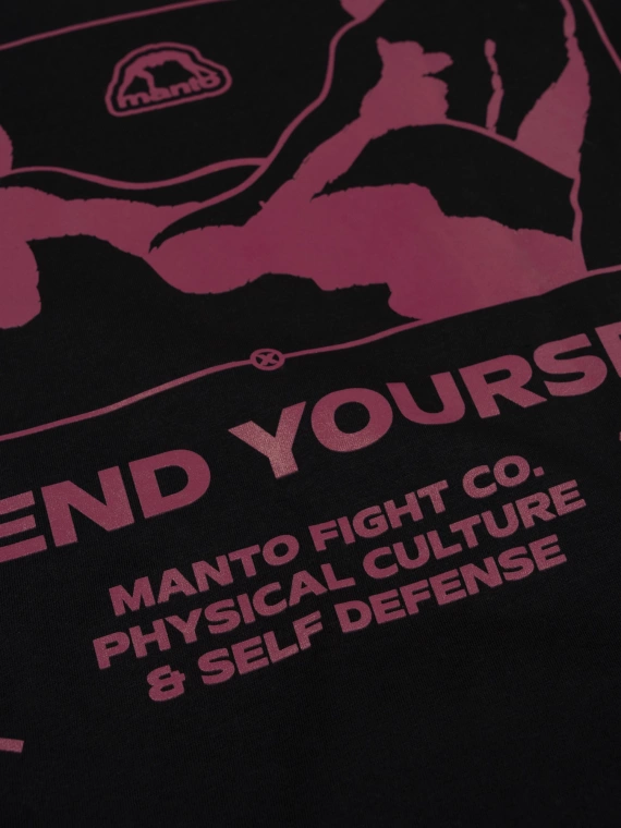 MANTO t-shirt KICKER czarny