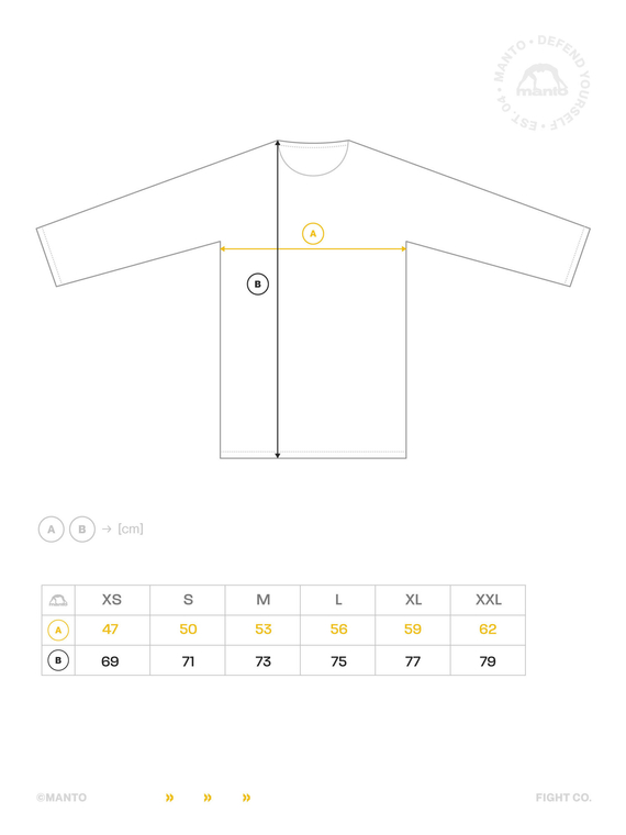 MANTO longsleeve BLUR czarny