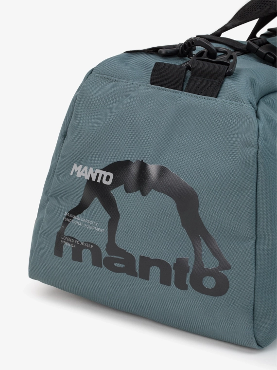 MANTO torba sportowa LOGOTYPE szara