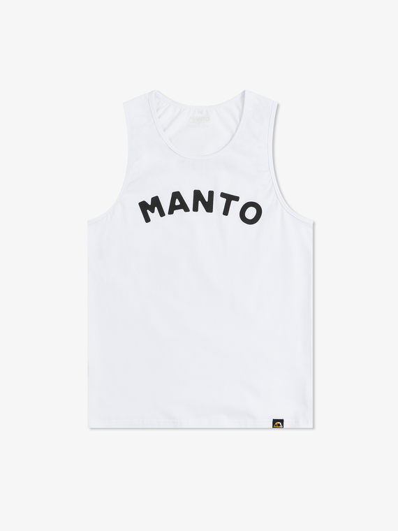 MANTO tank top ENDURANCE biały