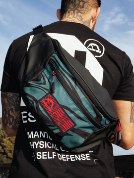 MANTO saszetka GRID XXL zielone camo