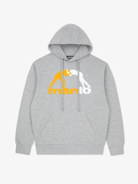 MANTO bluza z kapturem LOGO 25 melanż