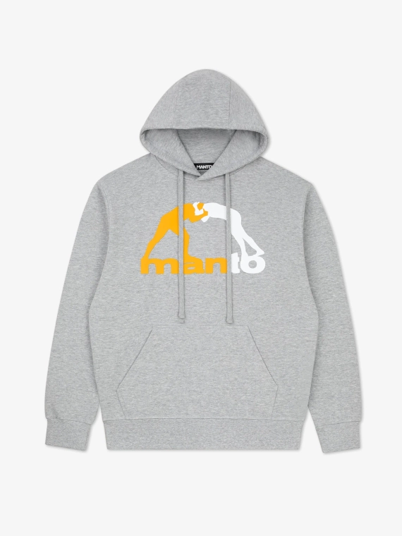 MANTO bluza z kapturem LOGO 25 melanż